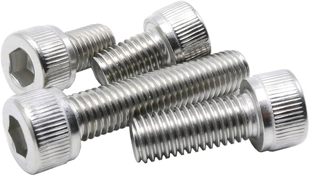 Amazon | 1/4～20インチ 六角穴付きねじ 304ステンレススチール 刻み